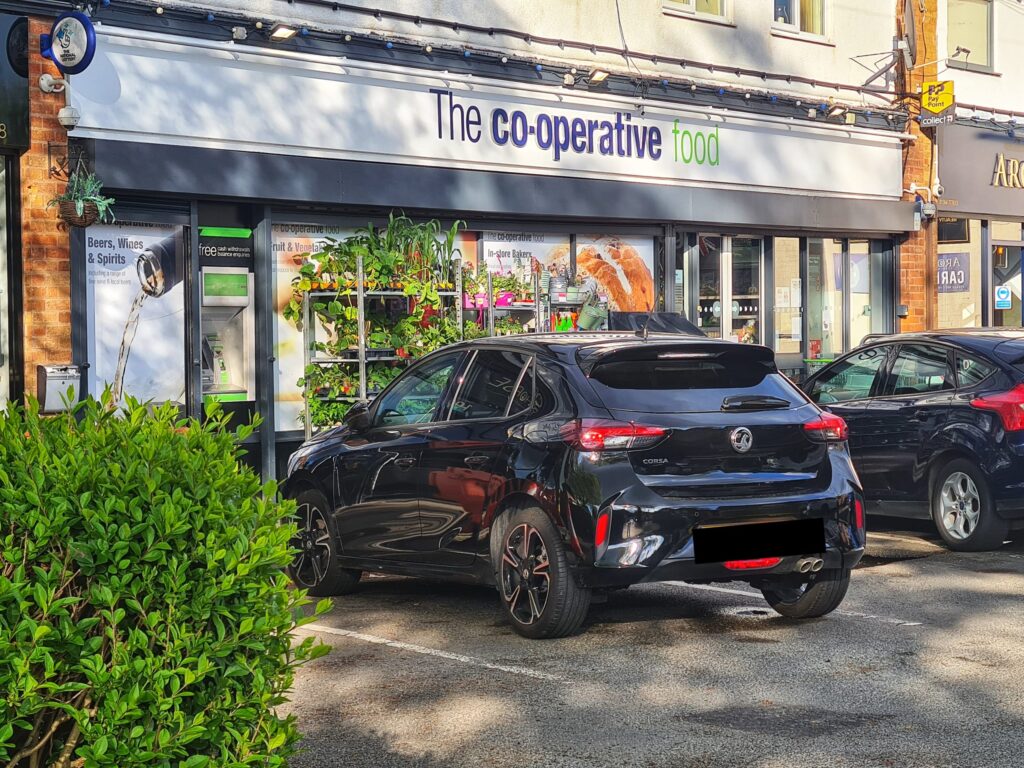 The co-operative Shop Front