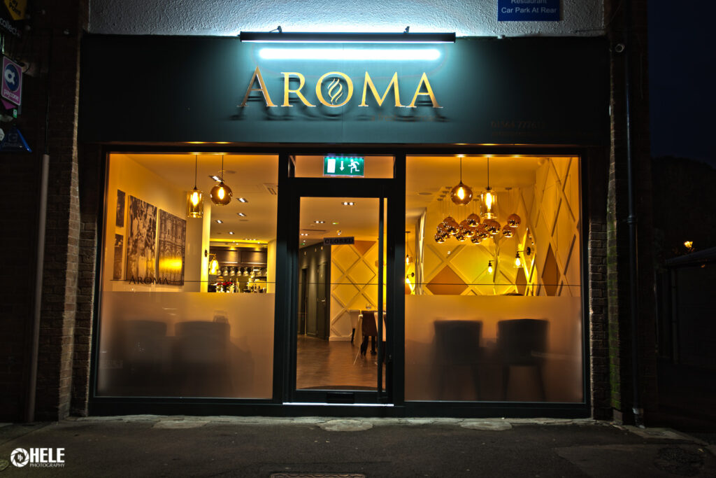 Aroma Restaurant Shop Front